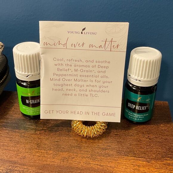 NWT Young Living Mind Over Matter M-Grain, Deep Relief and Peppermint Set - Picture 14 of 16